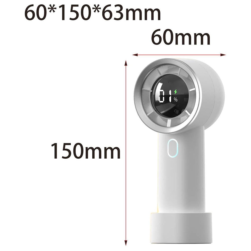 Bærbar ventilator Techsuit HX130, hvid