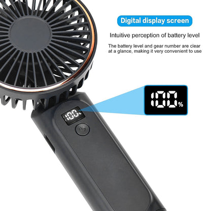 Bærbar ventilator Techsuit M12, Sort
