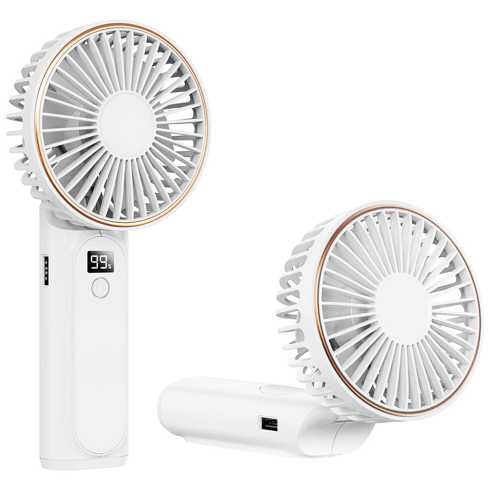 Bærbar ventilator Techsuit M12, hvid