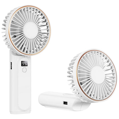 Bærbar ventilator Techsuit M12, hvid