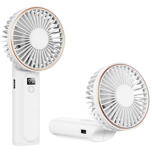 Bærbar ventilator Techsuit M12, hvid