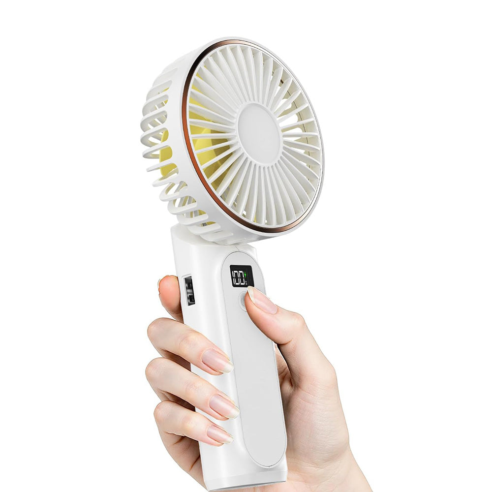 Bærbar ventilator Techsuit M12, hvid