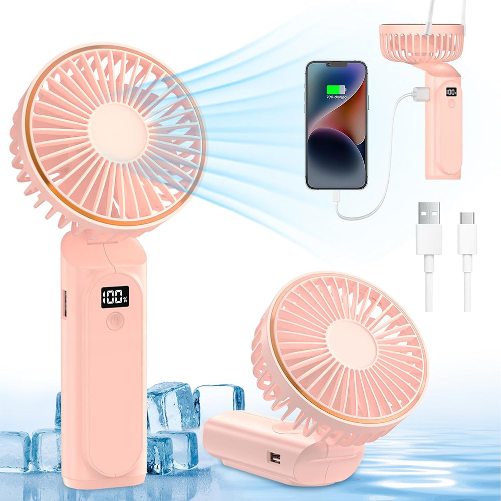 Bærbar ventilator Techsuit M12, hvid