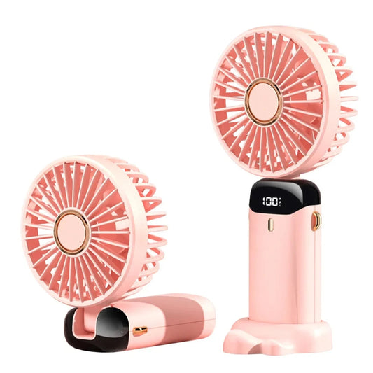 Bærbar ventilator Techsuit N15, pink