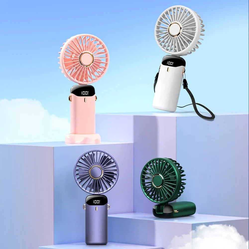 Bærbar ventilator Techsuit N15, Violet