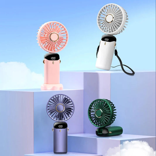 Bærbar ventilator Techsuit N15, pink