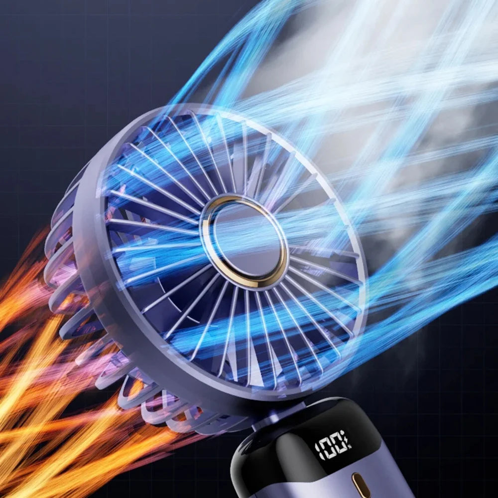 Bærbar ventilator Techsuit N15, Violet