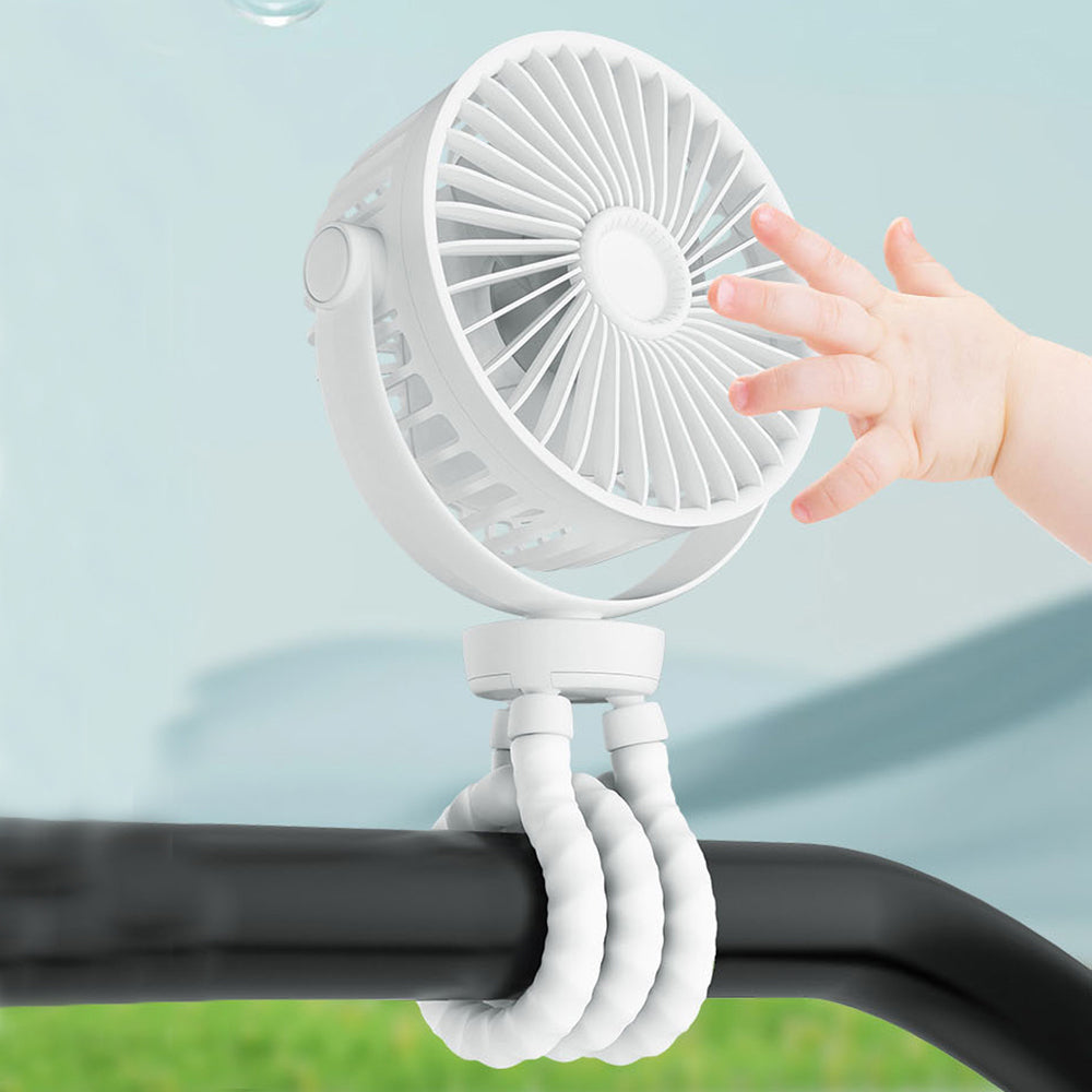 Bærbar ventilator Techsuit VP1, hvid