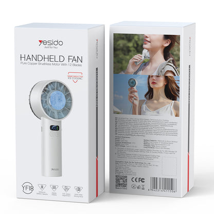 Bærbar Ventilator Yesido YF18, Sort