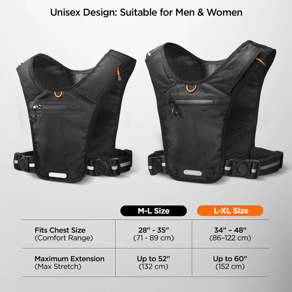 Løbevest Spigen Dynamic Shield A720, Størrelse L - XL, Sort AMP11390