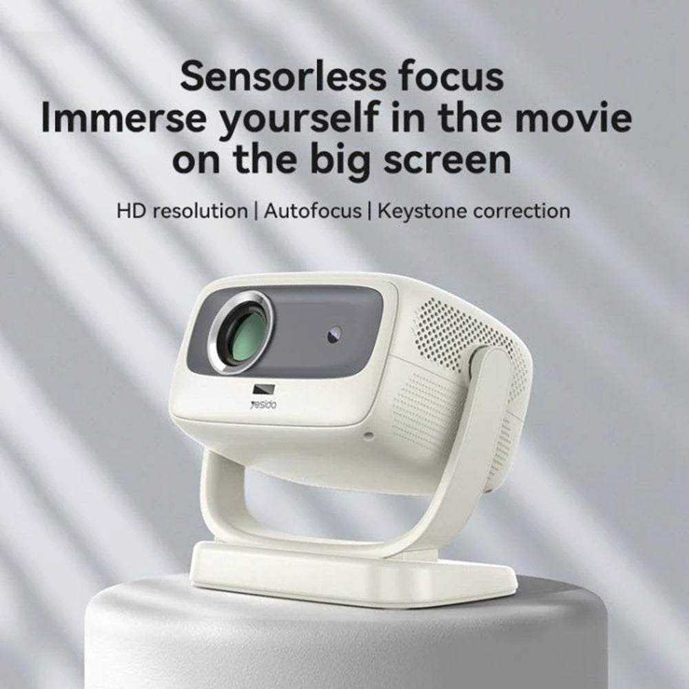 Videoprojektor Yesido TV13, 720P, 190ANSI, Android 9.0, Hvid