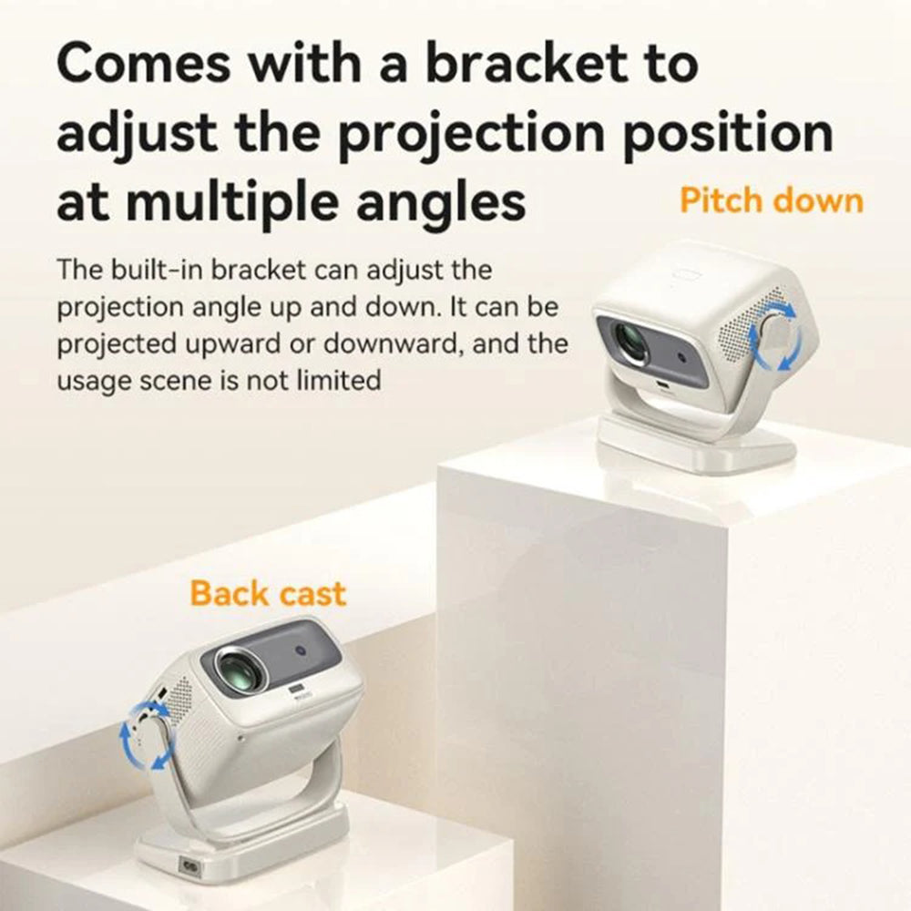 Videoprojektor Yesido TV13, 720P, 190ANSI, Android 9.0, Hvid